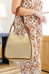 Road Less Traveled Handbag with Zipper Pouch in Coffee - Maple Row Boutique 