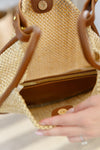 Road Less Traveled Handbag with Zipper Pouch in Coffee - Maple Row Boutique 