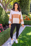 Status Quo Boxy Long Sleeve Top - Maple Row Boutique 