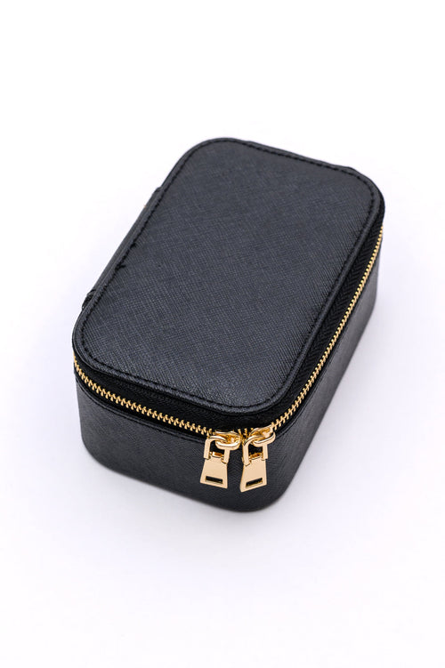 Travel Jewelry Case in Black - Maple Row Boutique 
