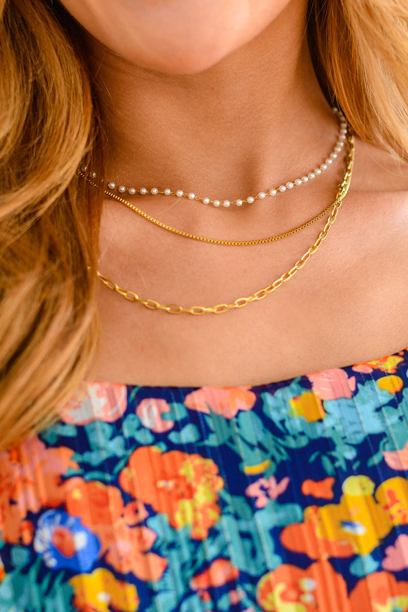 Triple Threat Layered Necklace - Maple Row Boutique 