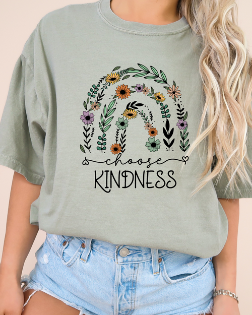 CHOOSE KINDNESS TEE (COMFORT COLORS) - Maple Row Boutique 