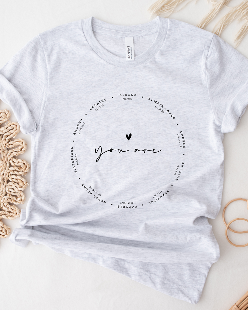 YOU ARE TEE (BELLA CANVAS) - Maple Row Boutique 