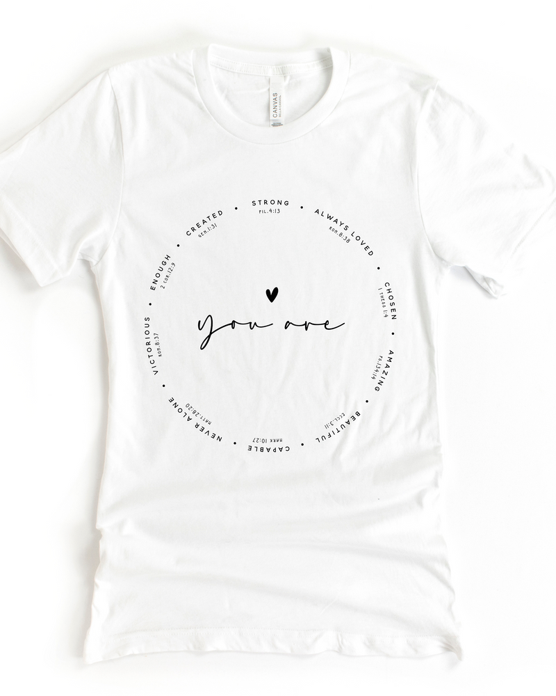 YOU ARE TEE (BELLA CANVAS) - Maple Row Boutique 