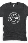 BE KIND POSITIVES VIBES TEE(BELLA CANVAS) - Maple Row Boutique 