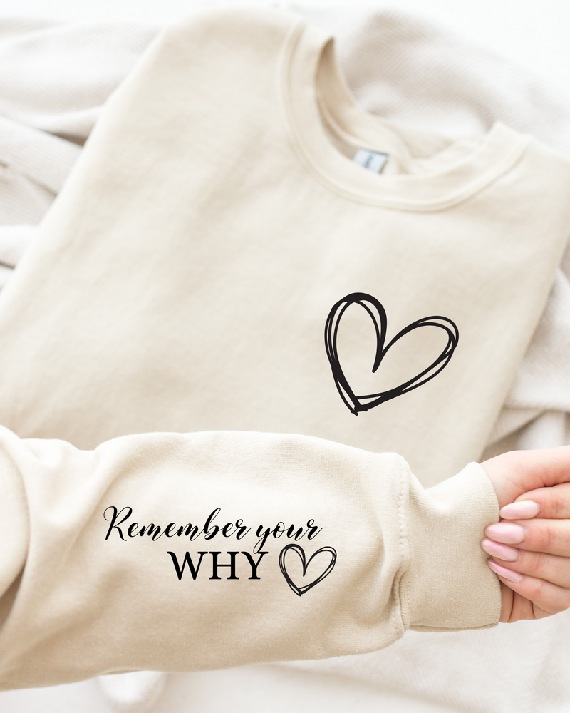 REMEMBER YOUR WHY SWEATSHIRT - Maple Row Boutique 