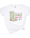 LUCKY GIRL TEE (COMFORT COLORS) - Maple Row Boutique 