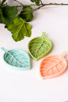 3 pack Vintage Leaf Shape Soap Dish with water catch - Maple Row Boutique 