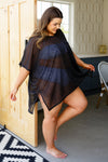 Warm Days, Cool Nights Top in Black - Maple Row Boutique 