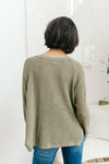 Wishful Thinking Henley In Olive - Maple Row Boutique 