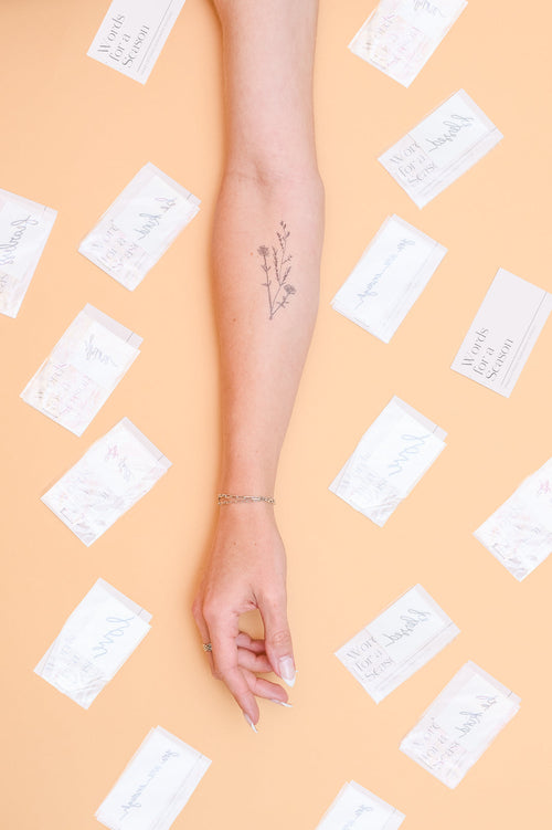 Words For A Season Temporary Tattoo BE KIND - Maple Row Boutique 