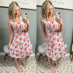 Taryn Sleeveless Midi Dress - Maple Row Boutique 