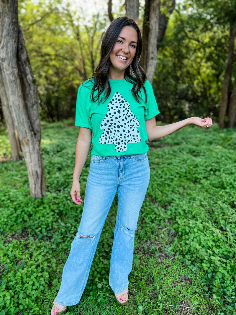 Dalmatian Tree Tee - Maple Row Boutique 