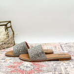 Corky’s Pizzaz Rhinestone Slides - Maple Row Boutique 