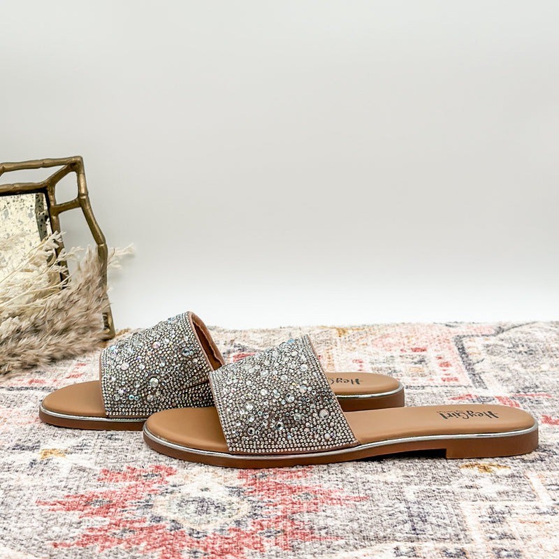 Corky’s Pizzaz Rhinestone Slides - Maple Row Boutique 