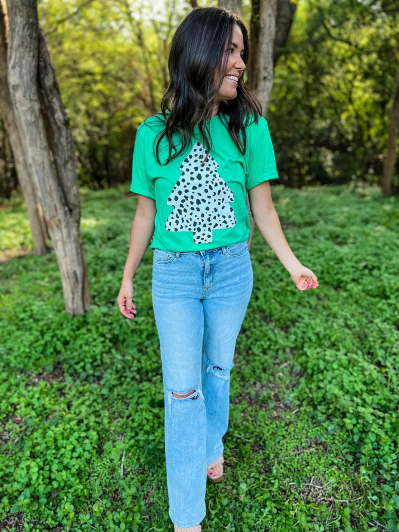Dalmatian Tree Tee - Maple Row Boutique 