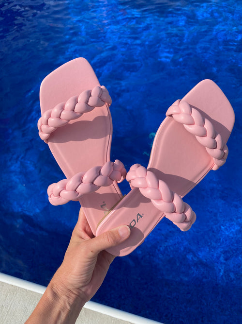 Braided Alex Sandals - Maple Row Boutique 
