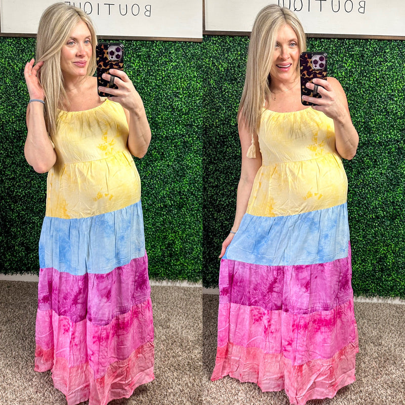 Watercolor Maxi - Maple Row Boutique 