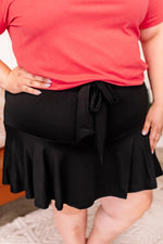 Hips Don’t Lie Black Skort - Maple Row Boutique 