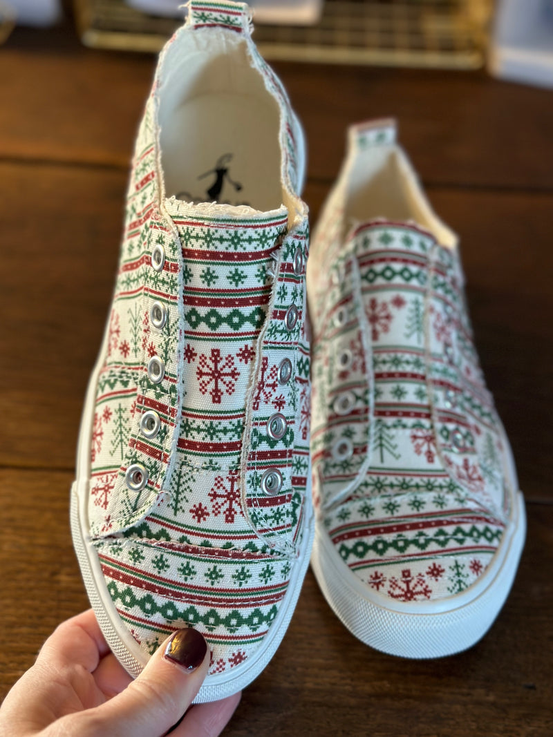 Corky’s Christmas Tree Babalu Slides - Maple Row Boutique 