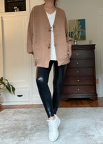 Glossy Faux Leather Leggings - Maple Row Boutique 