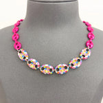MULTI COLOR PIGNOSE NECKLACE - Maple Row Boutique 